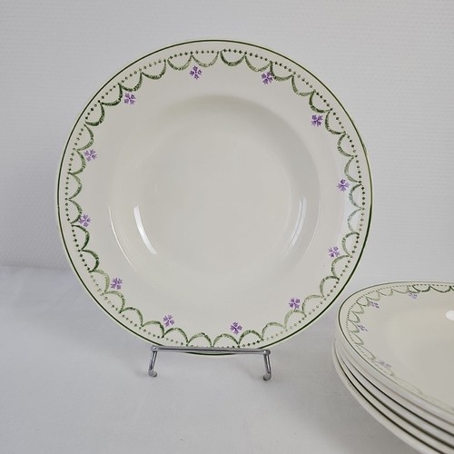 Assiettes creuses décor - assiettes,