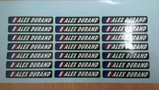 20 Stickers Autocollants nom texte personnalisé et drapeau / vélo cadre course