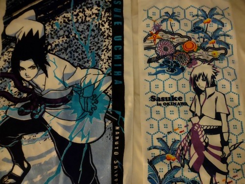 Sasuke uchiha towel set - set, rare