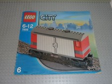 Notice Building instruction LEGO City N° 6 Set 7898-1: Cargo Train Deluxe 