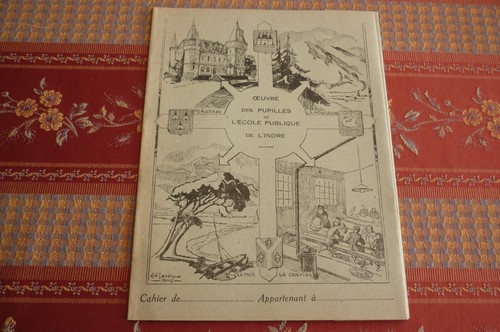 Protege cahier ancien 1947 - ancien, 1947/