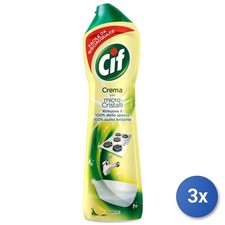 3X Cif Crème Au Citron 750 Ml
