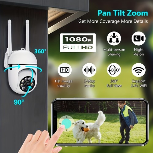 Caméras sécurité wifi - 2, de