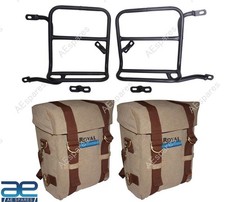 Sacoches kaki avec raccord