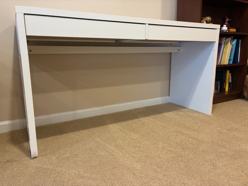 Micke ikea desk white 2 - micke, white,