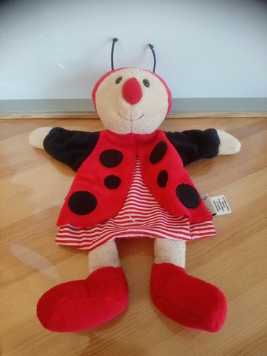 Doudou plat coccinelle - , rouge