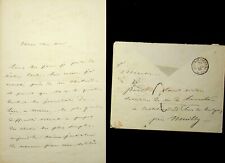 ✒ L.A.S Arthur de LA GUERONNIERE à Paul de SAINT VICTOR - LAMARTINE Crémieux