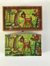 26⚜️ Ancienne Boite A Cube Walt Disney Made In France 15 Cubes Complet Vintage