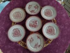 7 Assiettes anciennes Faience