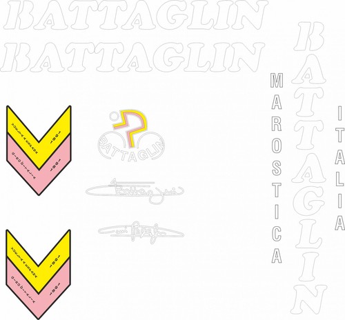 Adhésifs cadre battaglin giro - adhésifs,