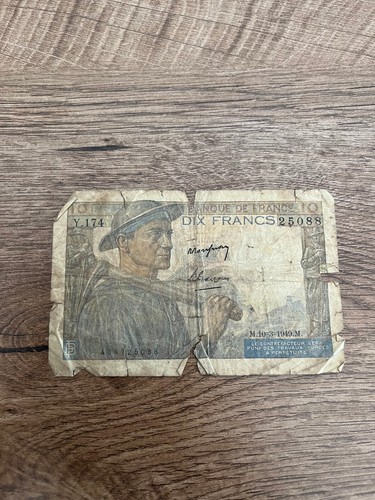 Billet banque n1237 france - de,