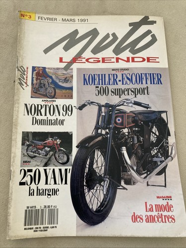Moto légende 3 1990 - moto,