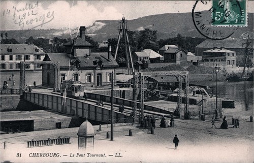 Cpa cherbourg le pont - cpa,