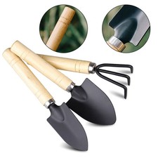 3 pièces outils de jardin pelle de jardin râteau truelle outils de transplanta