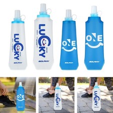 Gourde souple 300 ml avec anneau de suspension pliable pour jogging,