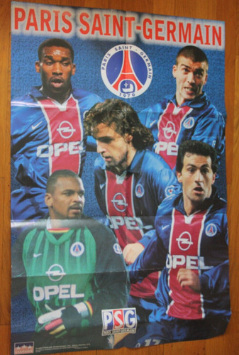 Affiche psg 90s équipe - affiche,