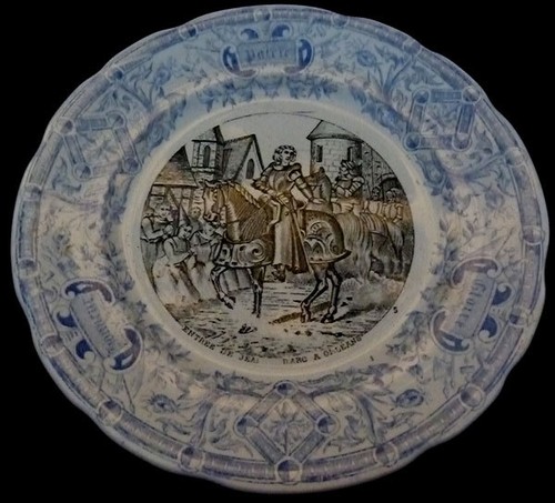 Jeanne arc assiette - d'arc,