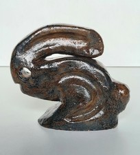 Sculpture lapin céramique