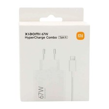 XIAOMI Original Chargeur 67W HyperCharge Rapide+Câble USB-C Redmi Note Pro Plus