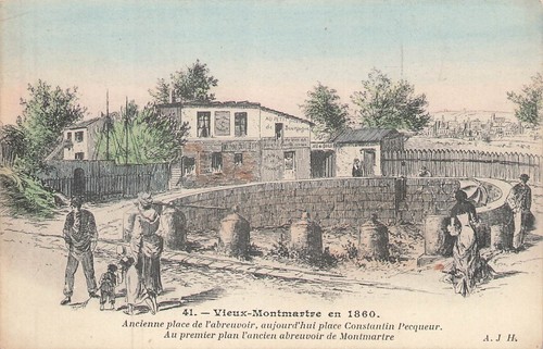 Paris vieux montmartre - vieux,