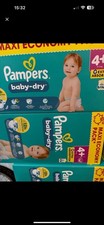 Pampers baby Dry Taille 4+(10-15)kg (2 Cartons Pampers 196 Pièces Couches 57€