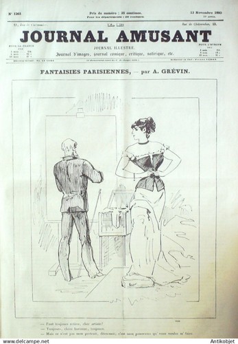 Journal amusant 1880 1263 - le, #
