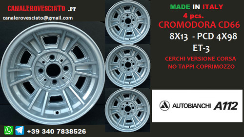 Jantes a112 abarth cromodora - a112,