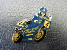 Pin Gauloises Yamaha dossard 4 bleue mto course GP