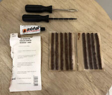 Kit de Réparation Crevaison Pneu 2 Outils 9 Mèches, Colle Scooter