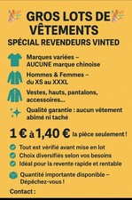 Lots de vêtements tendance &
