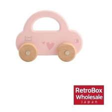 LabelLabel jouet en bois voiture rose cadeau bébé 1 an