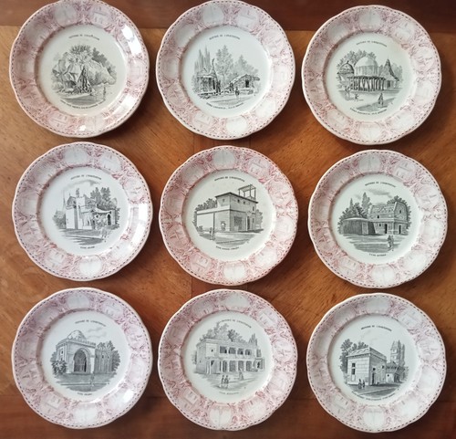 Assiettes parlantes histoire - assiettes,