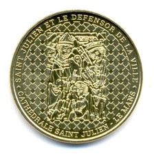 72 LE MANS Cathédrale, Le Defensor, Couleur or, 2025, Monnaie de Paris