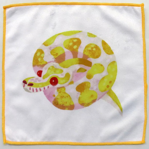 Ball python albino towel - python,