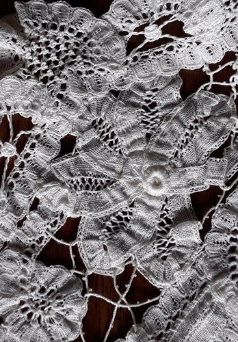 Plastron col decor robe - plastron, 1900