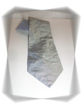 Cravate  Gris Aspect Froissé