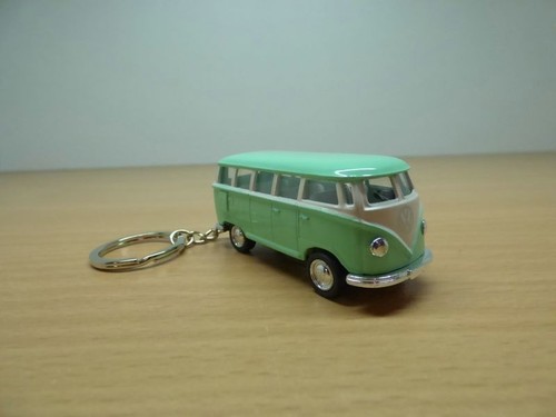 Porte cle combi vert - vw, t1