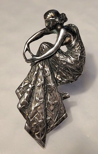 Ancienne broche pendentif - broche, art