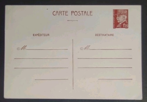 Carte entier postaux pétain - entier,