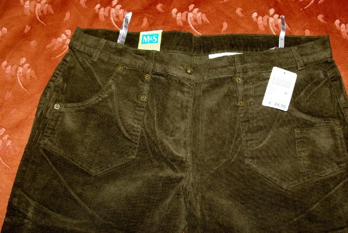 Pantacourt velours t 48 - ,