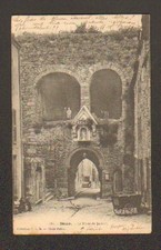 DINAN (22) TITIS de la rue & CHARIOT à bras à la PORTE DU JERSUAL en 1905