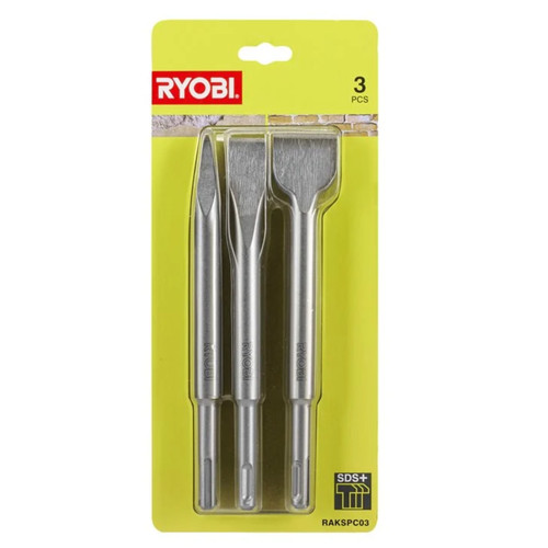 188038 ryobi sds meißel set - sds+, meißel-set
