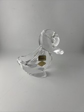 Magnifique cristal de vannes petit canard vide poche