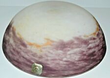 -BELLE COUPE DE LUSTRE PATE de VERRE non signée ART DECO SUSPENSION début XXe