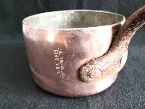 Ancienne casserole cuivre - casserole,