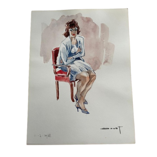Dessin original pierre douet - dessin,