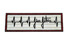 Brazilian Jiu Jitsu Patch (4") Grappling Iron-on Badge BJJ GI Kimono MMA Gym Bag