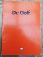 VW GOLF JANVIER 1983 BROCHURE