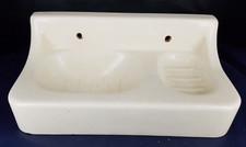 PORTE SAVON / EPONGE EN Céramique année 1950 ancien Cuisine , salle de bain