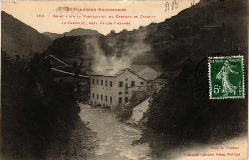 Cpa usine pour fabrication - la,